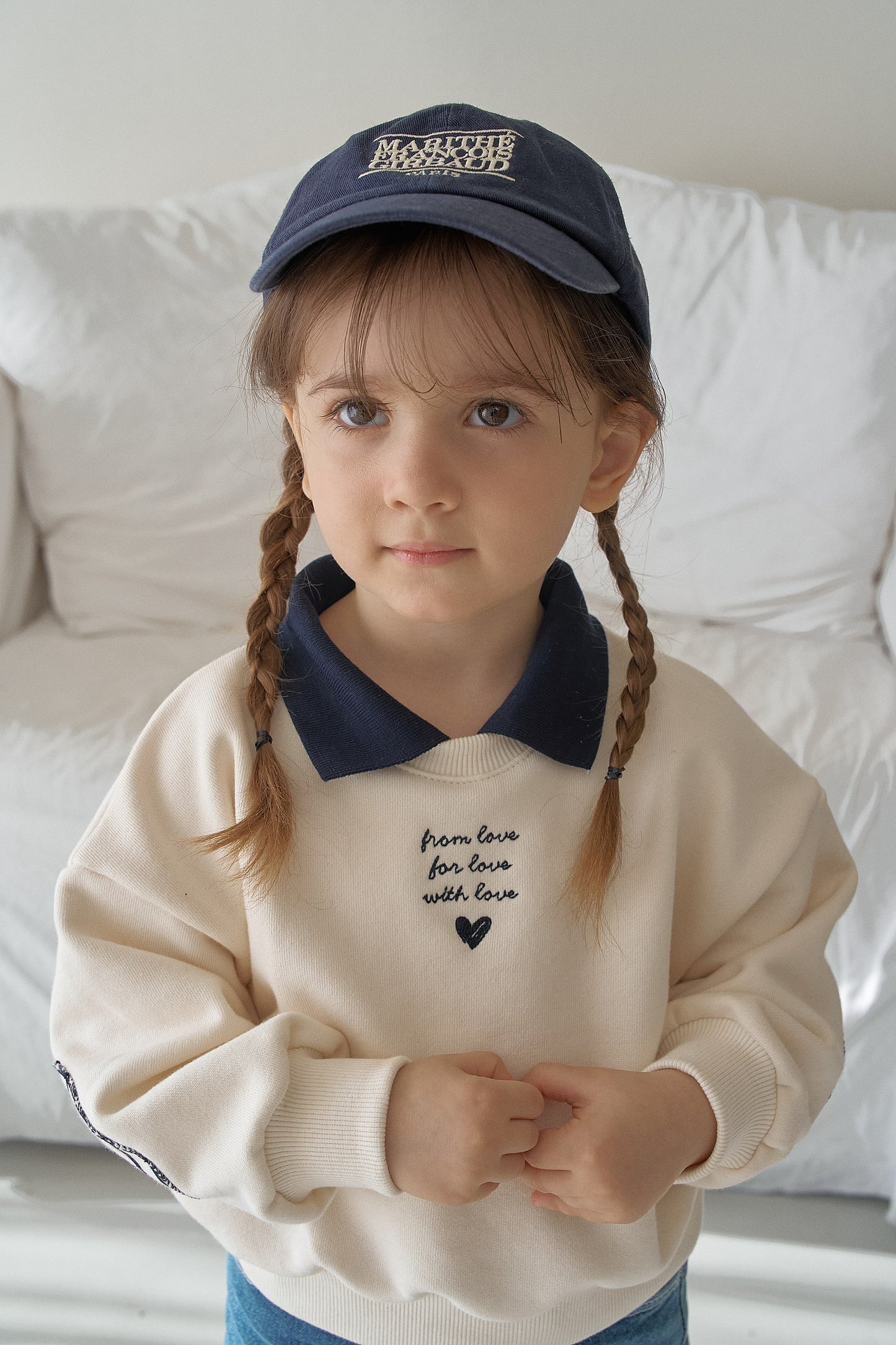 Boxy Collared Sweatshirt