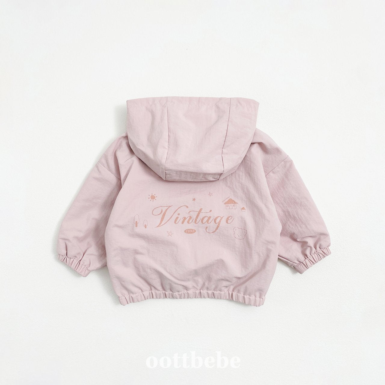 Marshmallow Hood Windbreaker