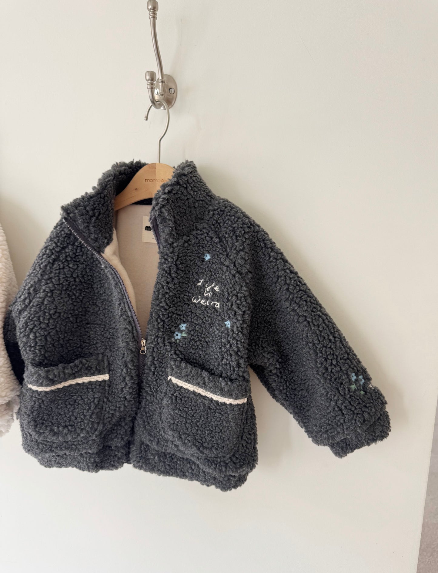 Teddy Fleece Zip-Up Jacket