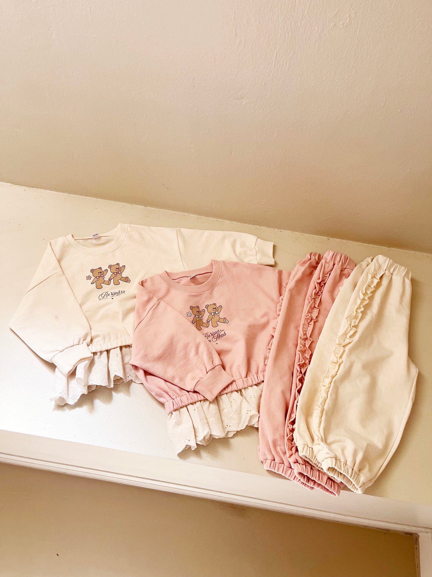 Bear Sweatshirt & Pants Set