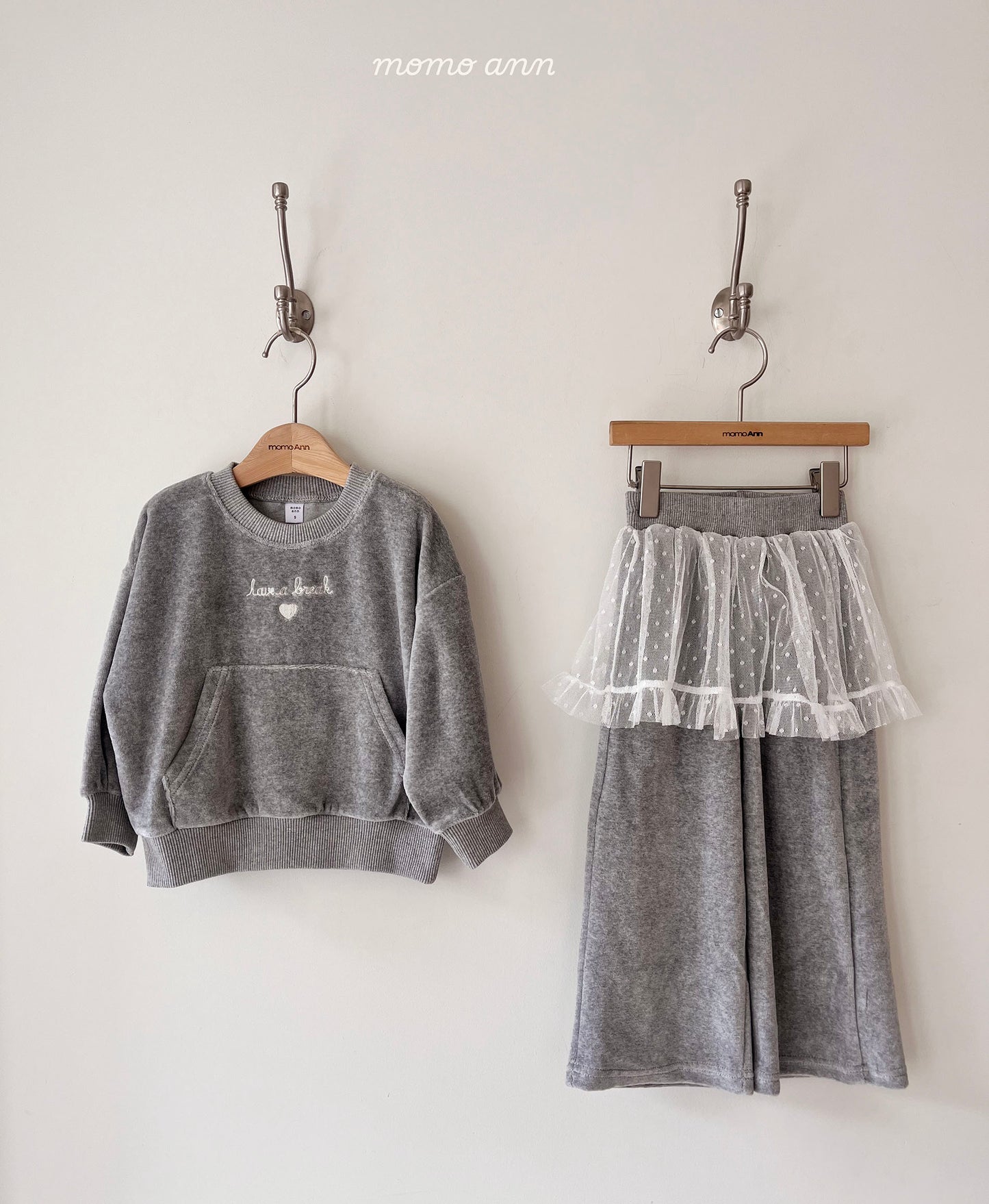 Velour Two-Piece Set