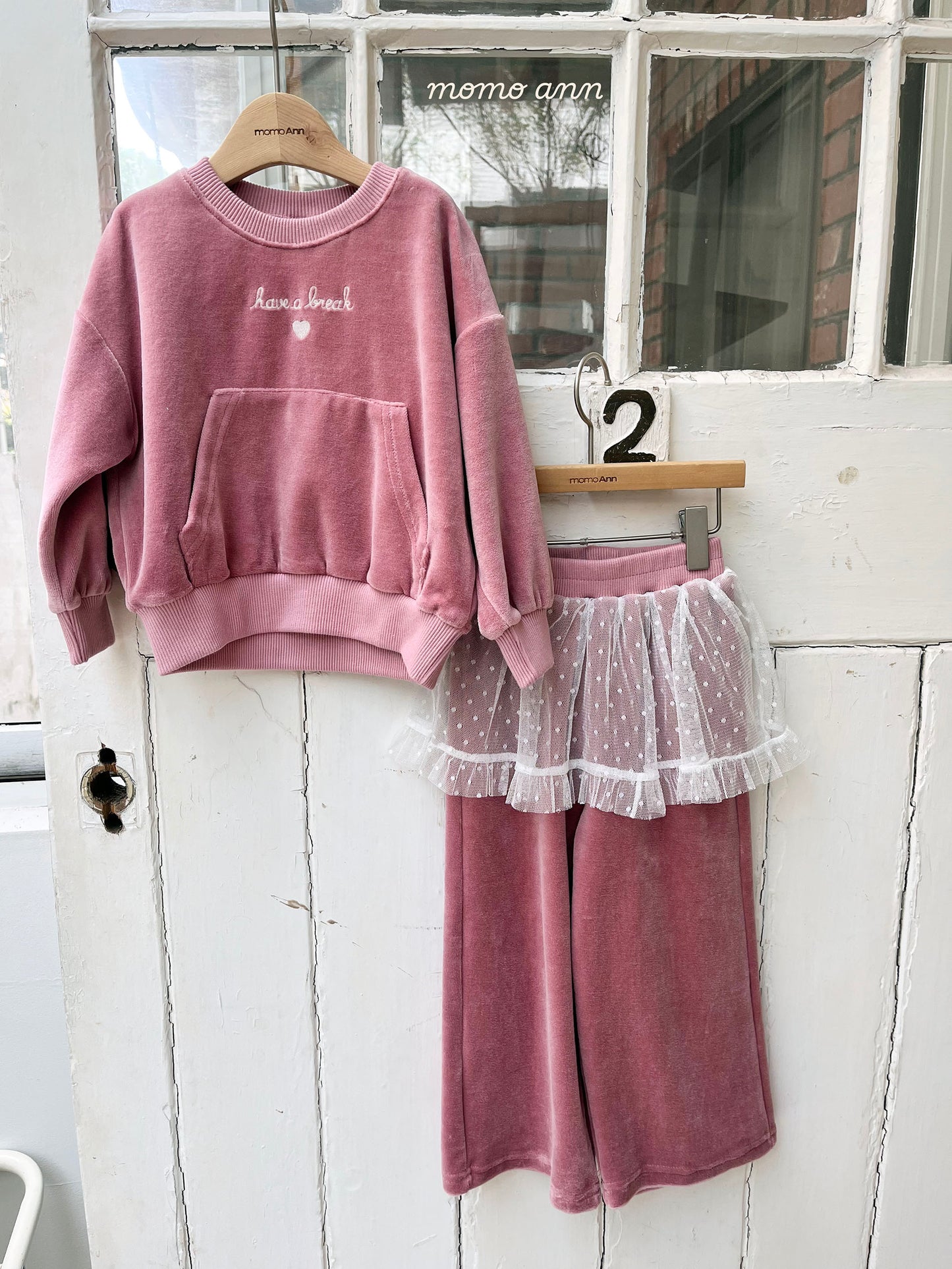 Velour Two-Piece Set