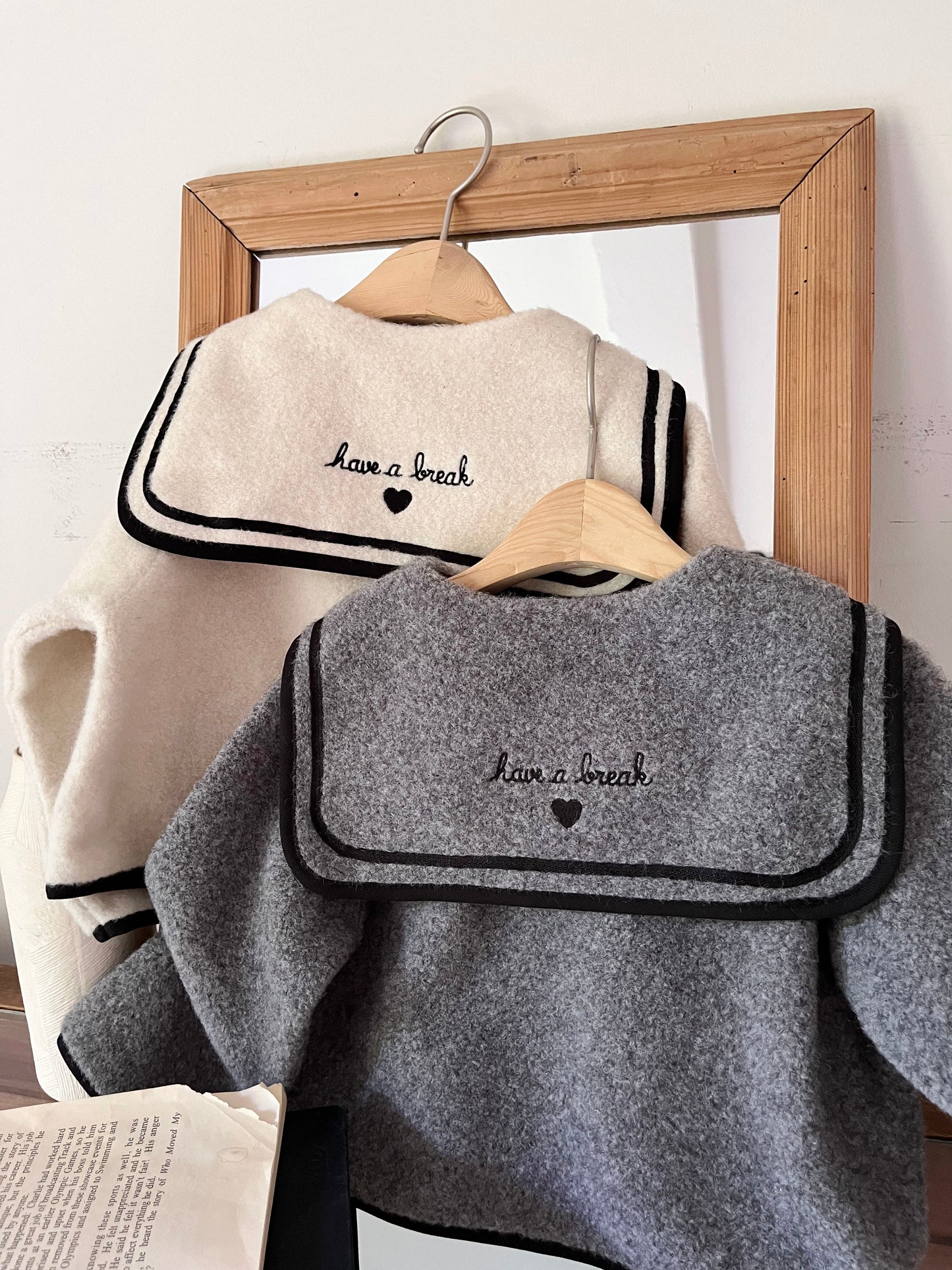 Sailor Collar Knit Jacket