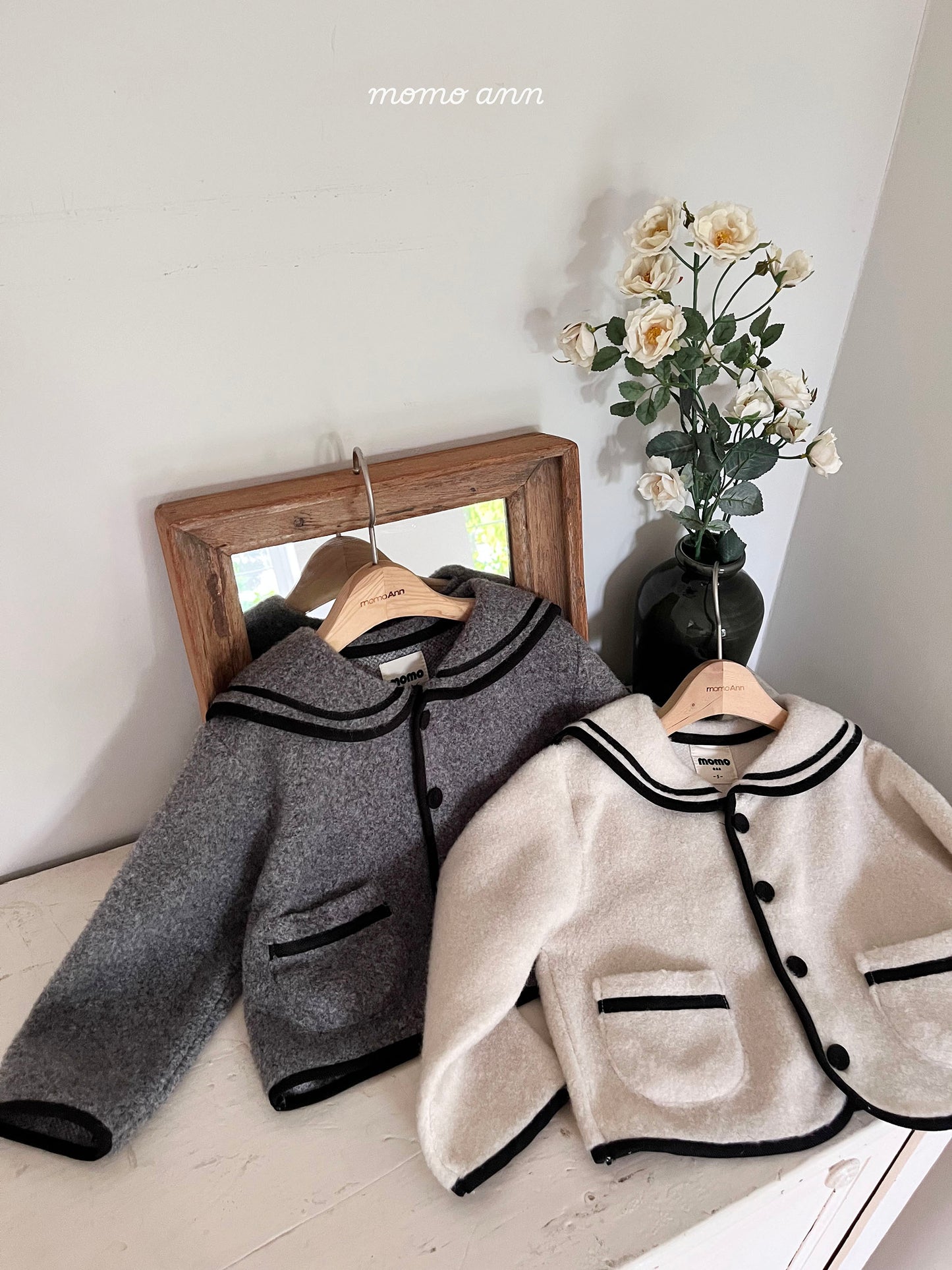 Sailor Collar Knit Jacket