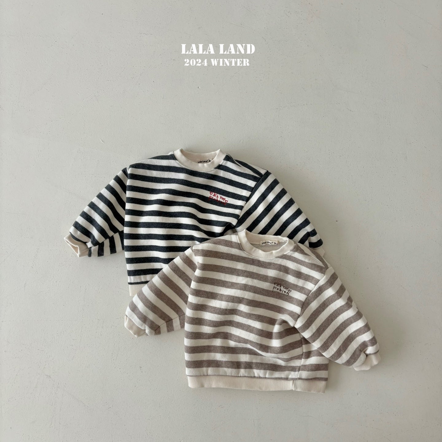 Winter Striped Sweatshirt(Sibling Matching Outfit)