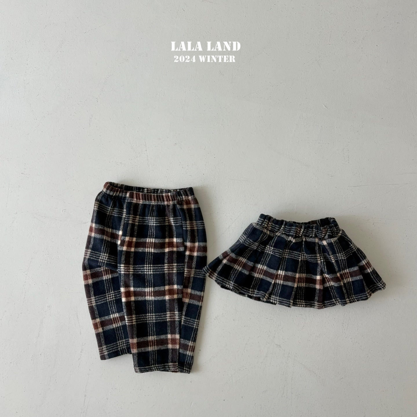 Classic Plaid Skirt(Sibling Matching Outfit)