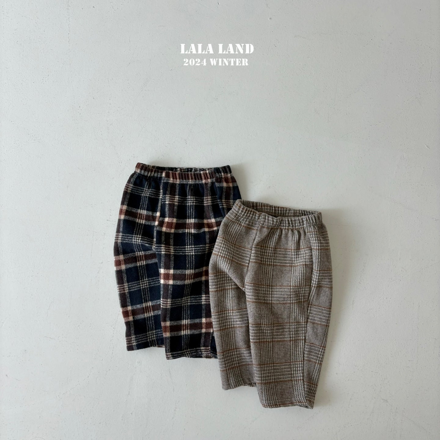 Classic Plaid Pants(Sibling Matching Outfit)