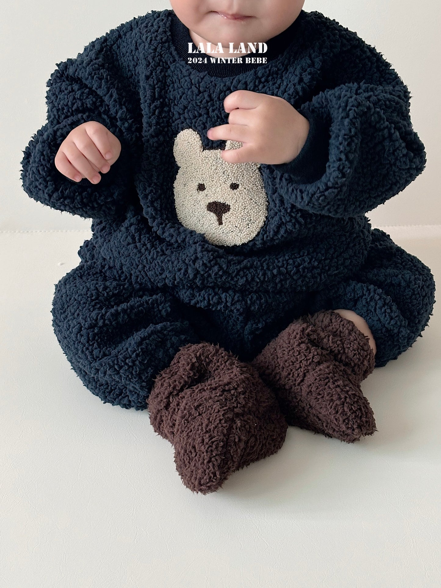 Bebe Bear Fleece Sweatshirt(Sibling Matching Outfit)