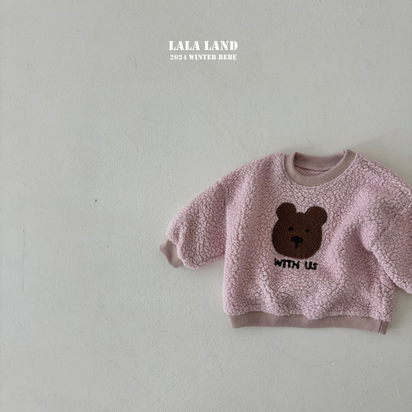 Bebe Bear Fleece Sweatshirt(Sibling Matching Outfit)