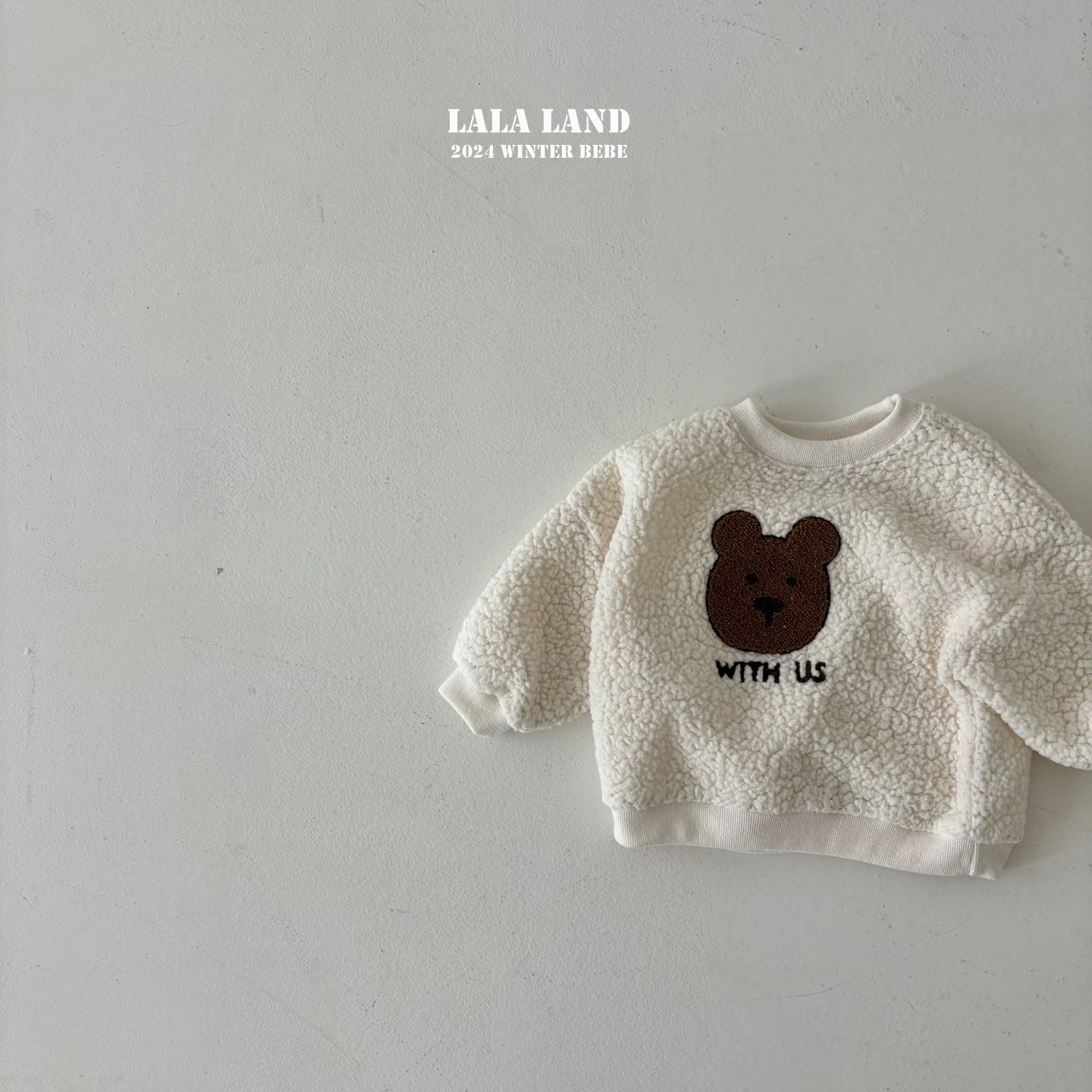 Bebe Bear Fleece Sweatshirt(Sibling Matching Outfit)