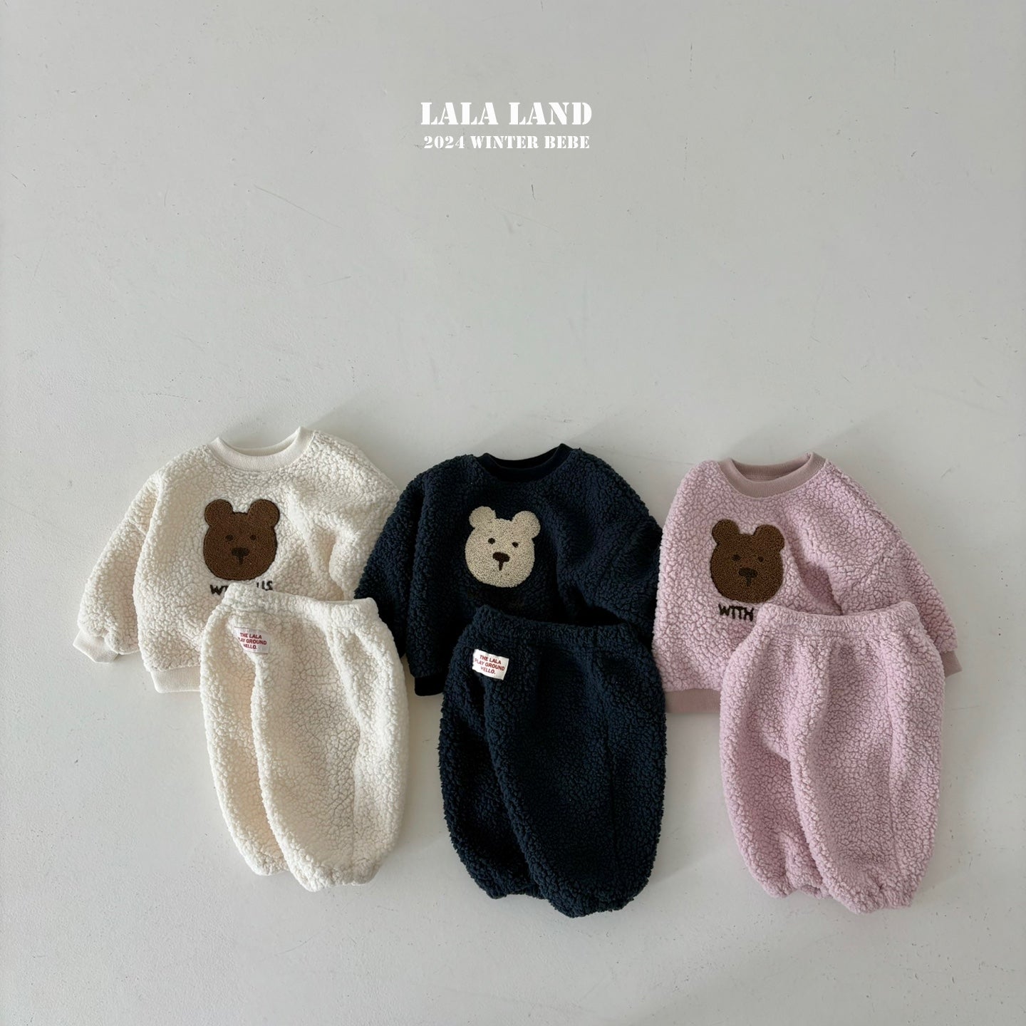 Bebe Bear Fleece Sweatshirt(Sibling Matching Outfit)