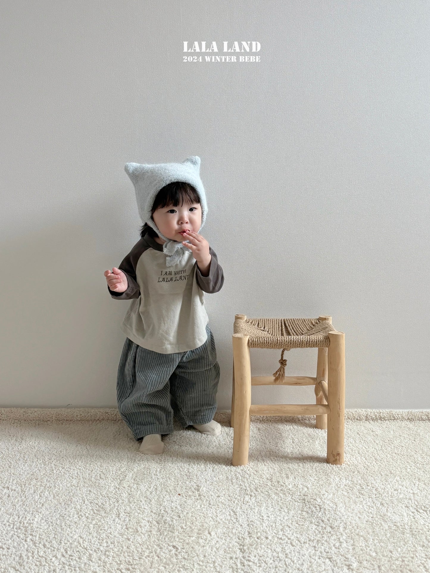 Bebe Peach Color-block Raglan Tee