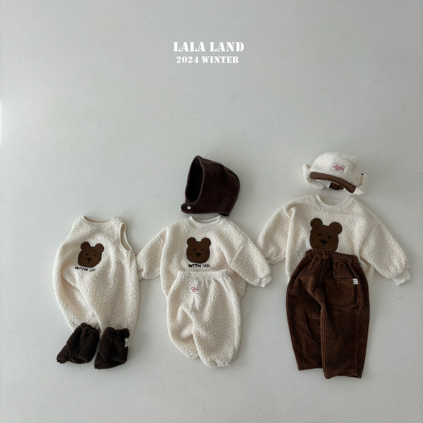 Bear Fleece Sweatshirt(Sibling Matching Outfit)