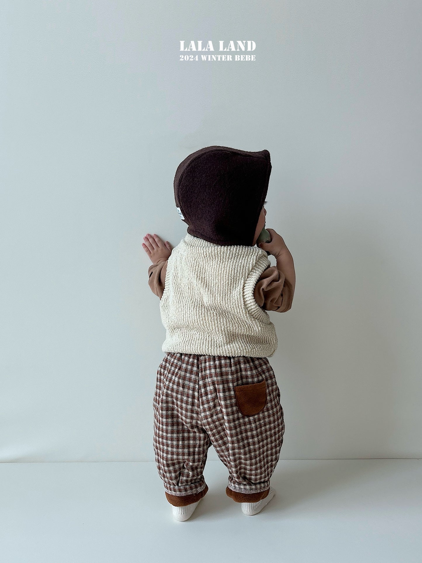 Bebe Fleece Plaid Pants