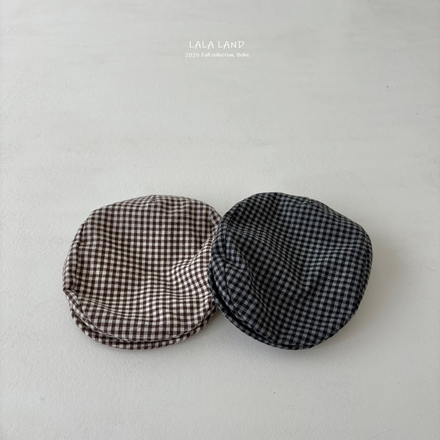 Bebe Gingham Flat Cap