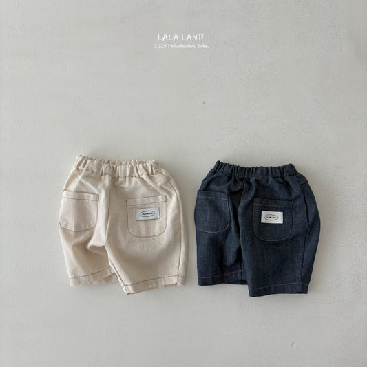 Pocket Denim Pants