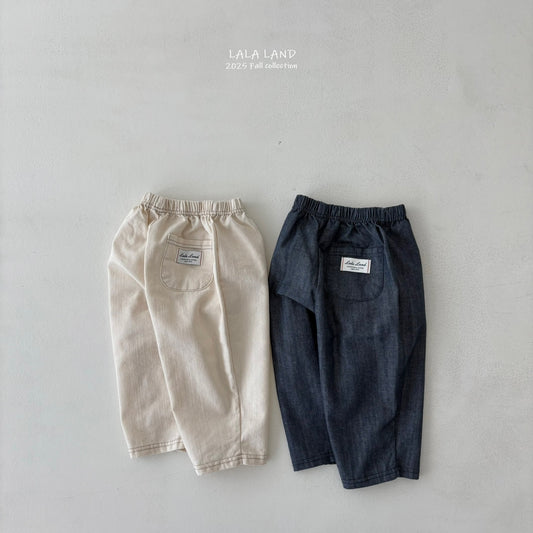 Slub Denim Pants