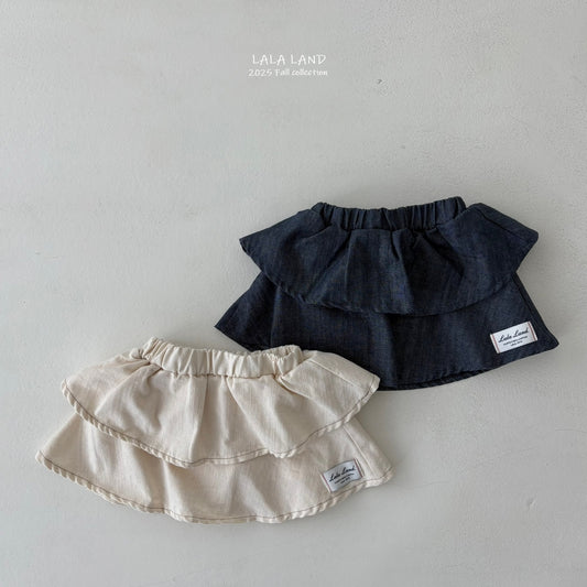 Double Layer Flare Skirt