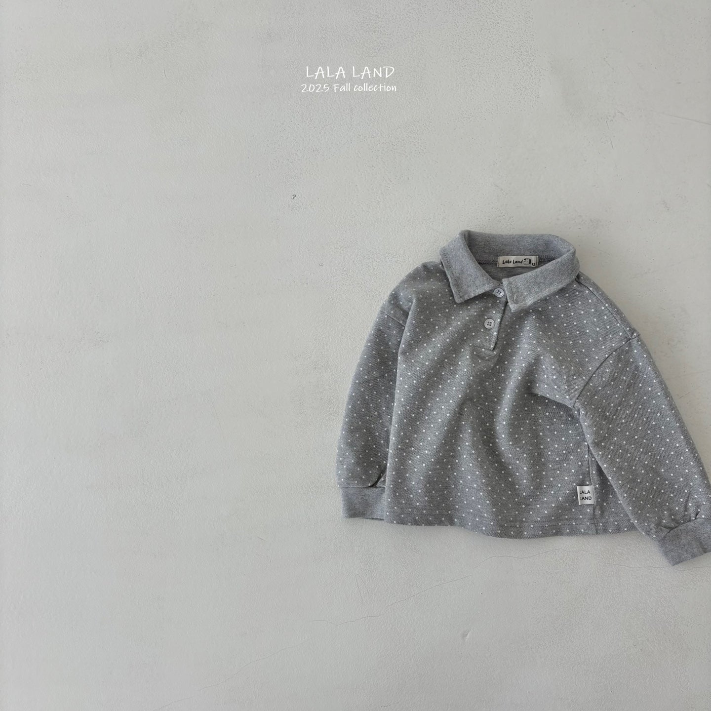 Dot Print Polo Tee