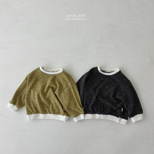 Dot-Dot Knit Sweatshirt