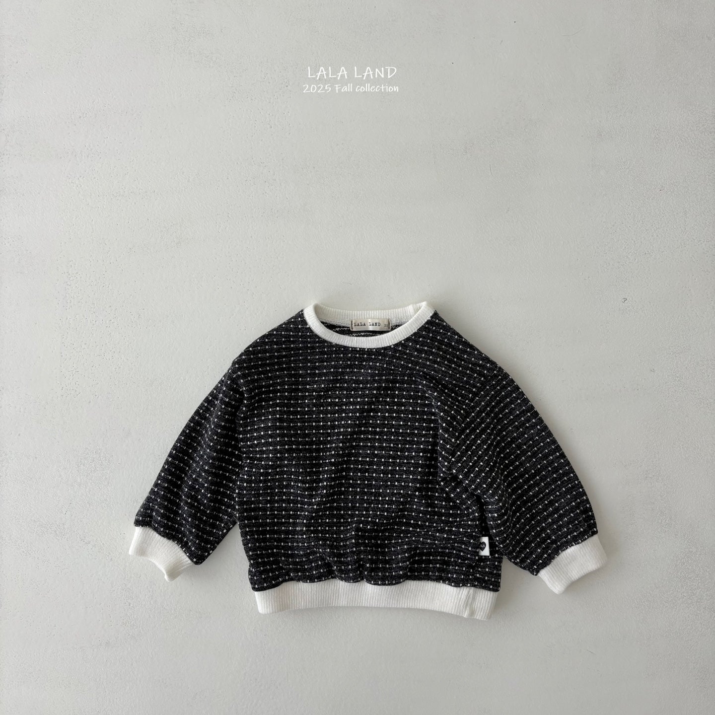 Dot-Dot Knit Sweatshirt