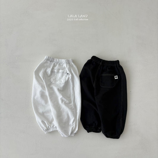 Black & White Jogger Pants