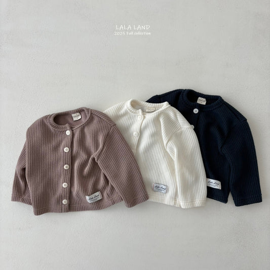 Basic Ribbed Cardigan