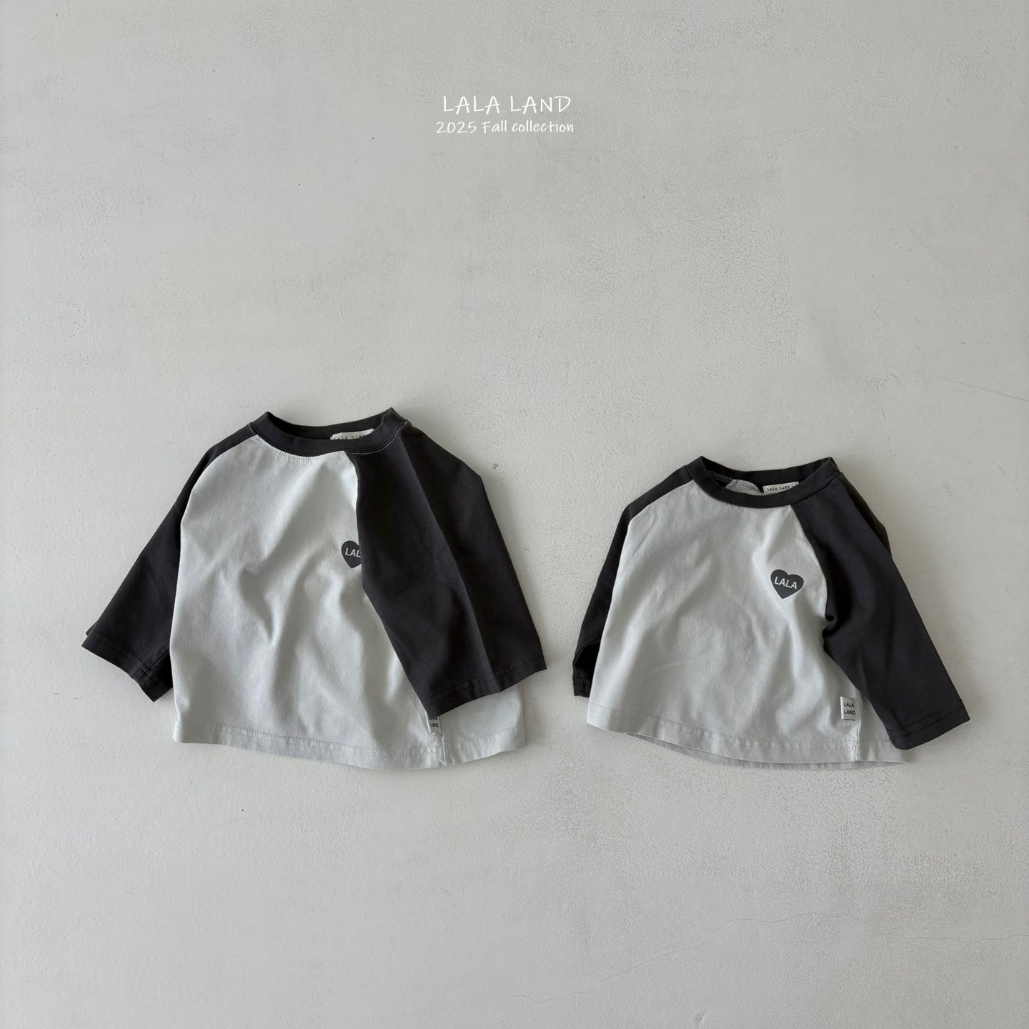 Heart Raglan Tee(Sibling Matching Outfit)