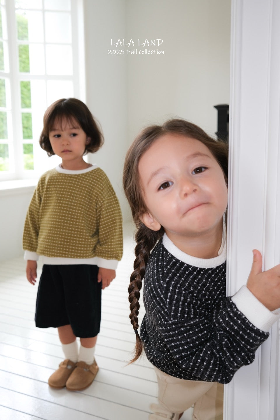 Dot-Dot Knit Sweatshirt