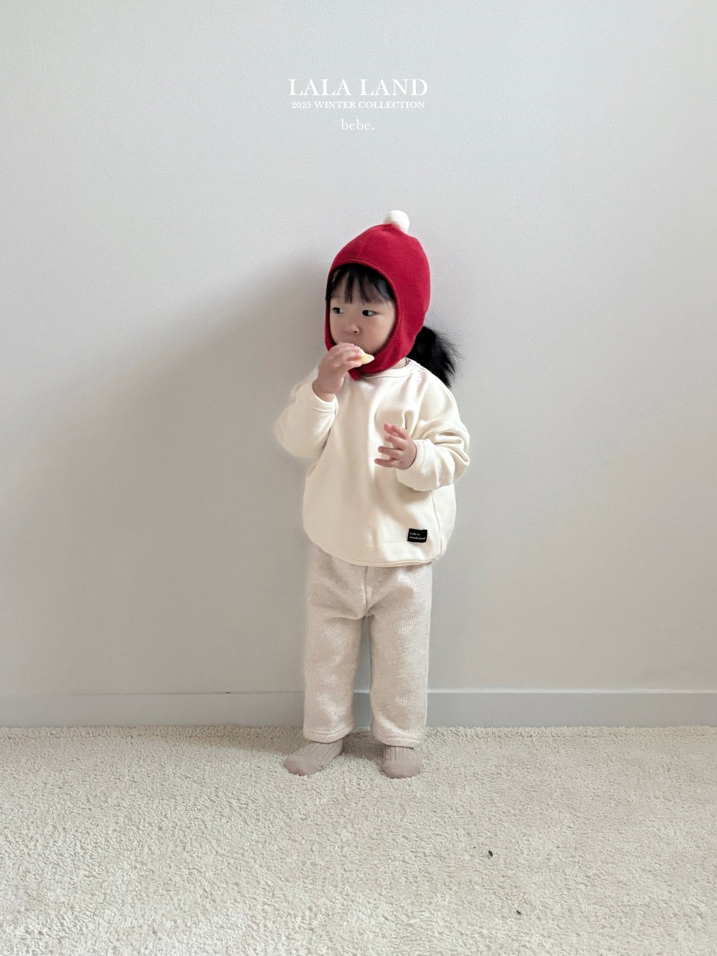 Bebe Peach Brushed Sweatshirt