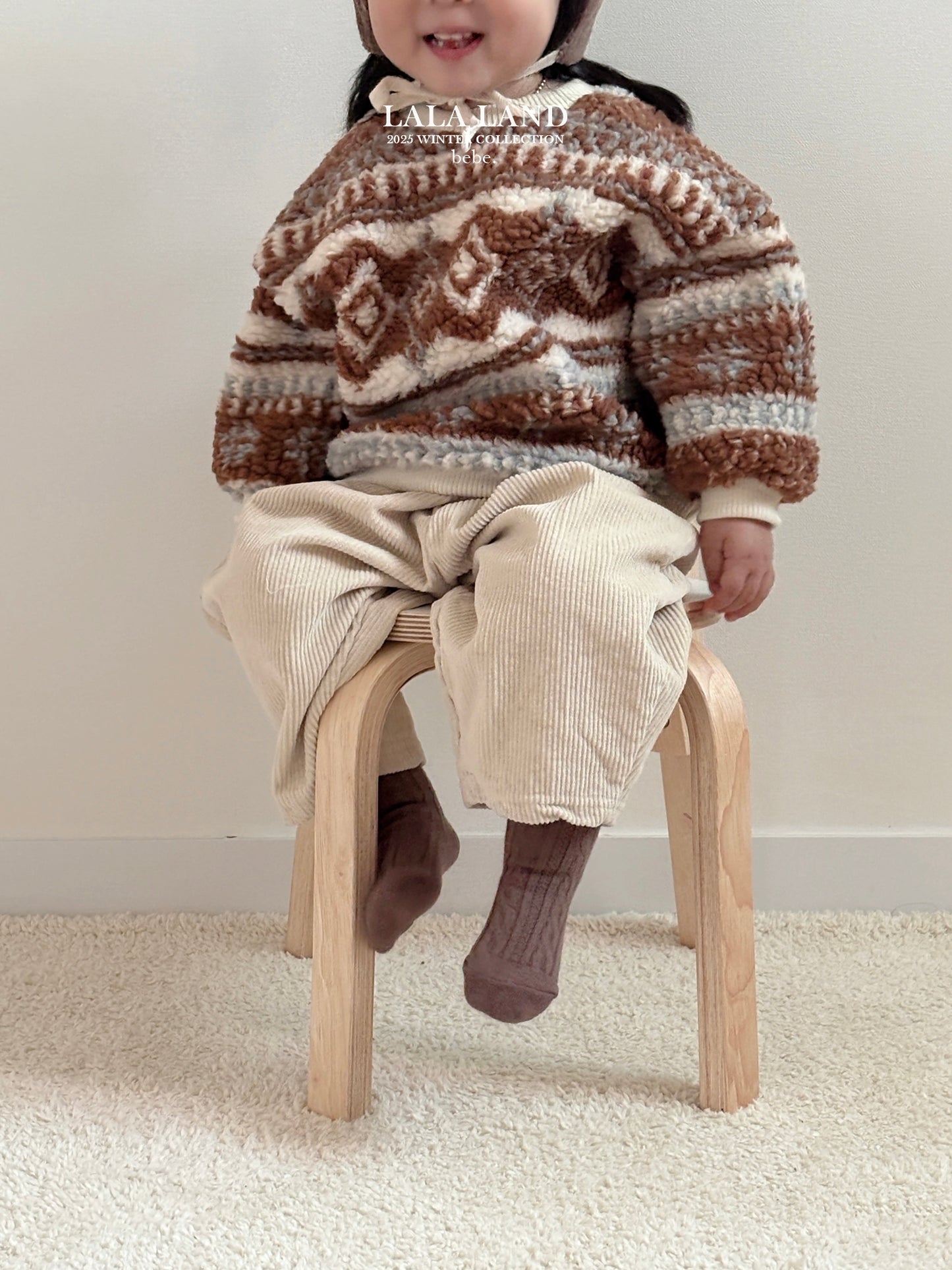 Bebe Nordic Pattern Sweatshirt