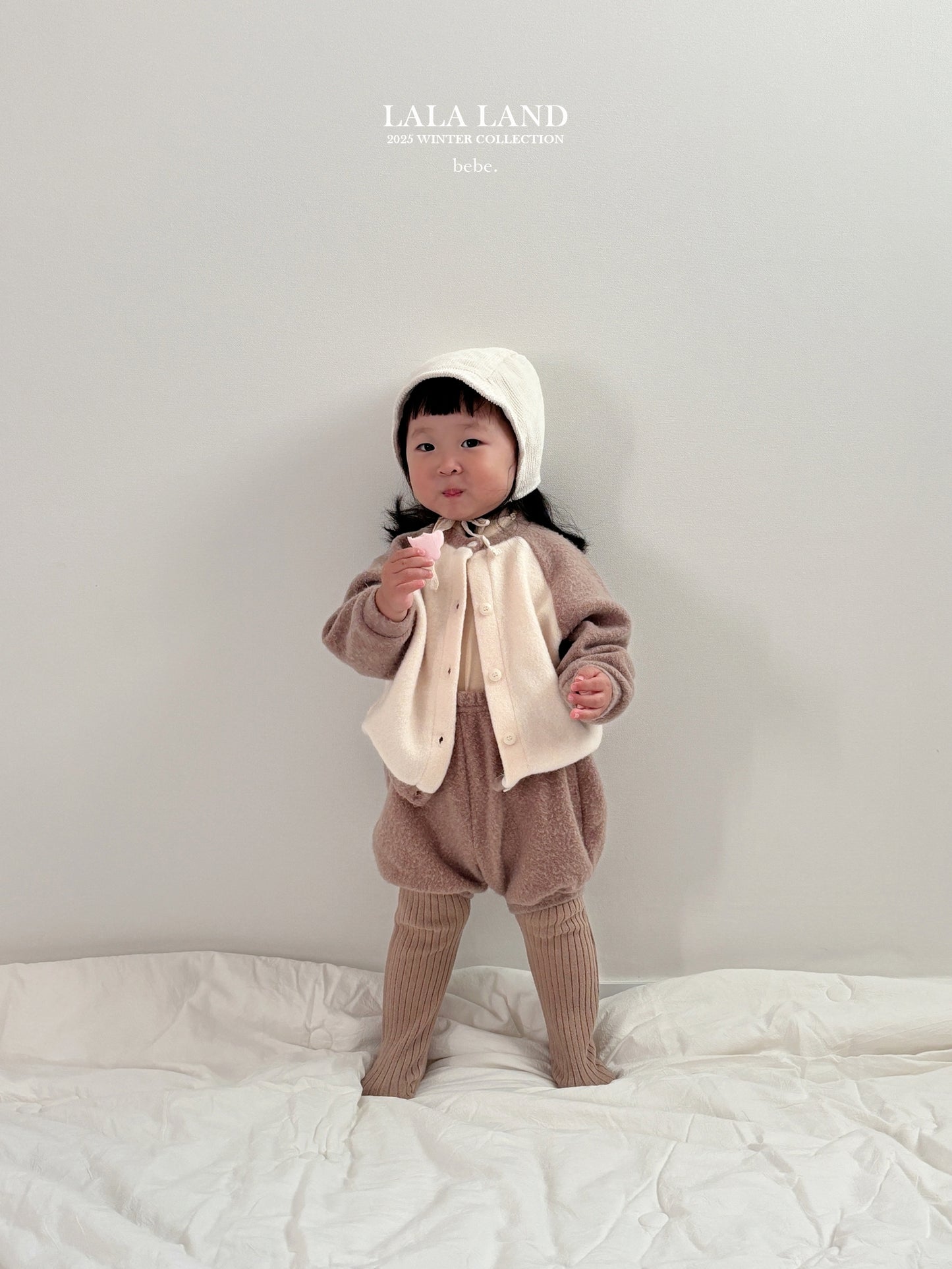 Corduroy Fleece Bonnet