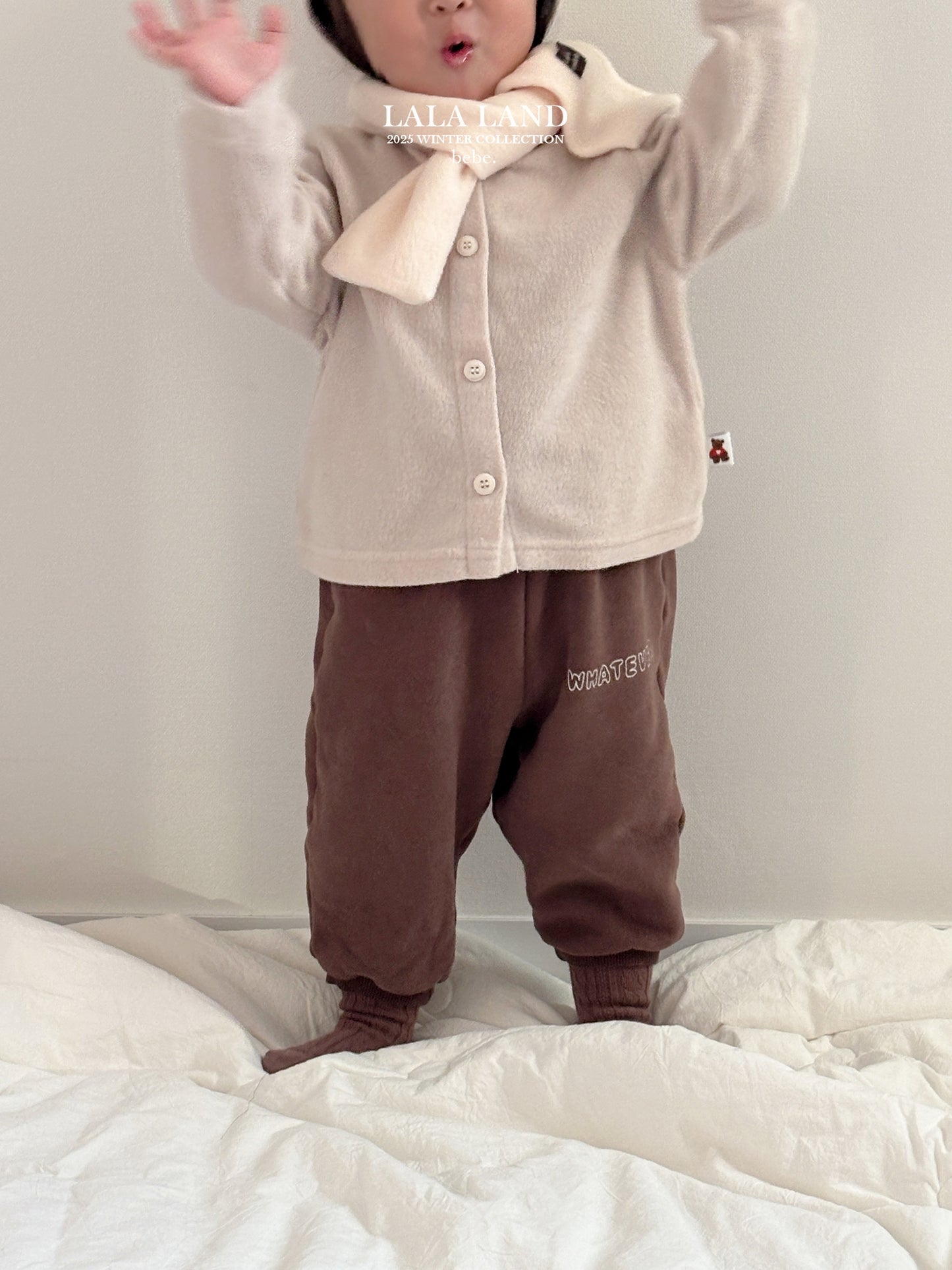 Peach Corduroy Cardigan