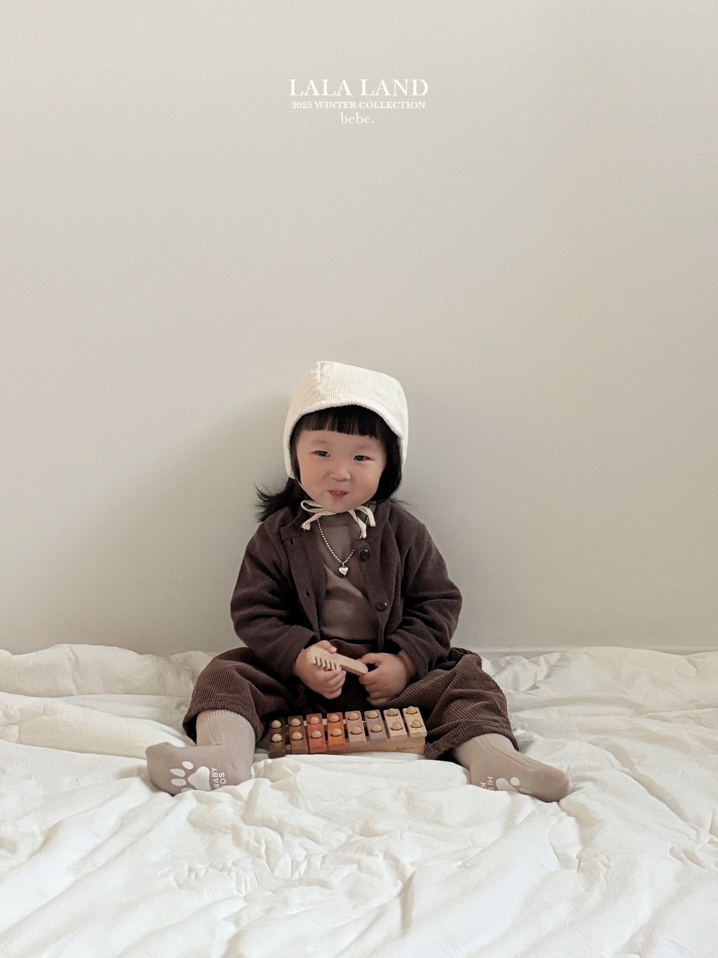 Peach Corduroy Cardigan