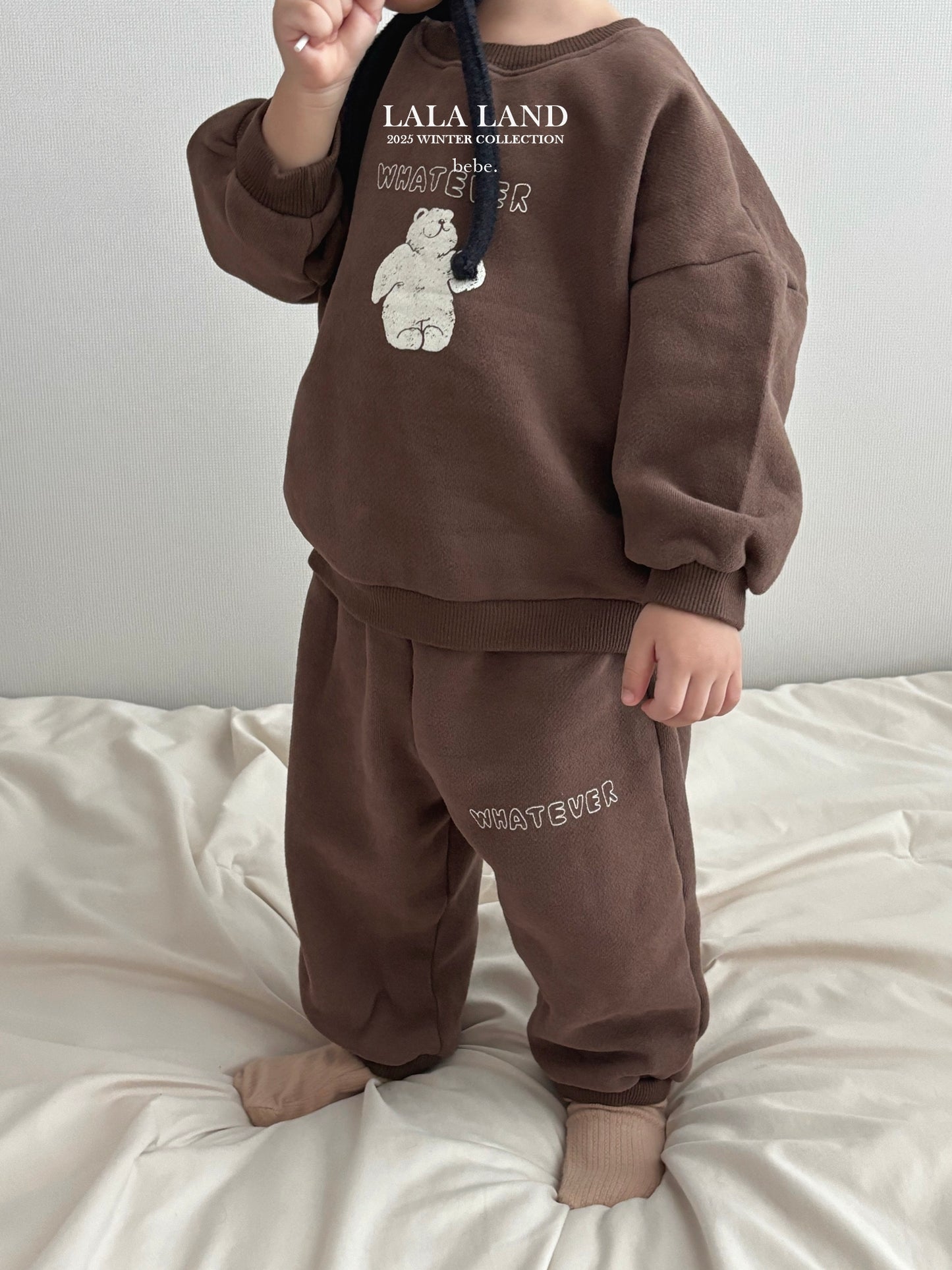 Snow Bear Ribbed Pants