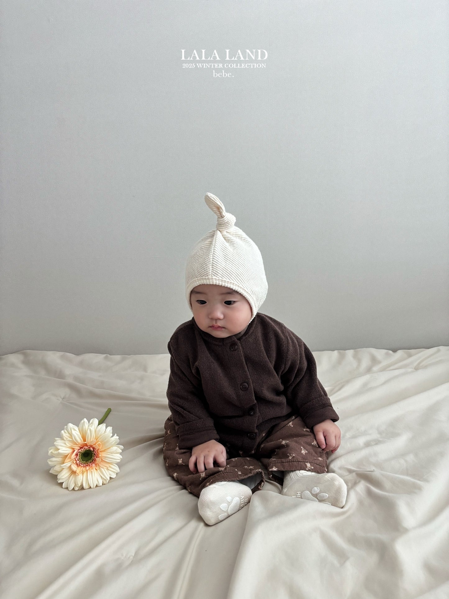 Peach Corduroy Cardigan