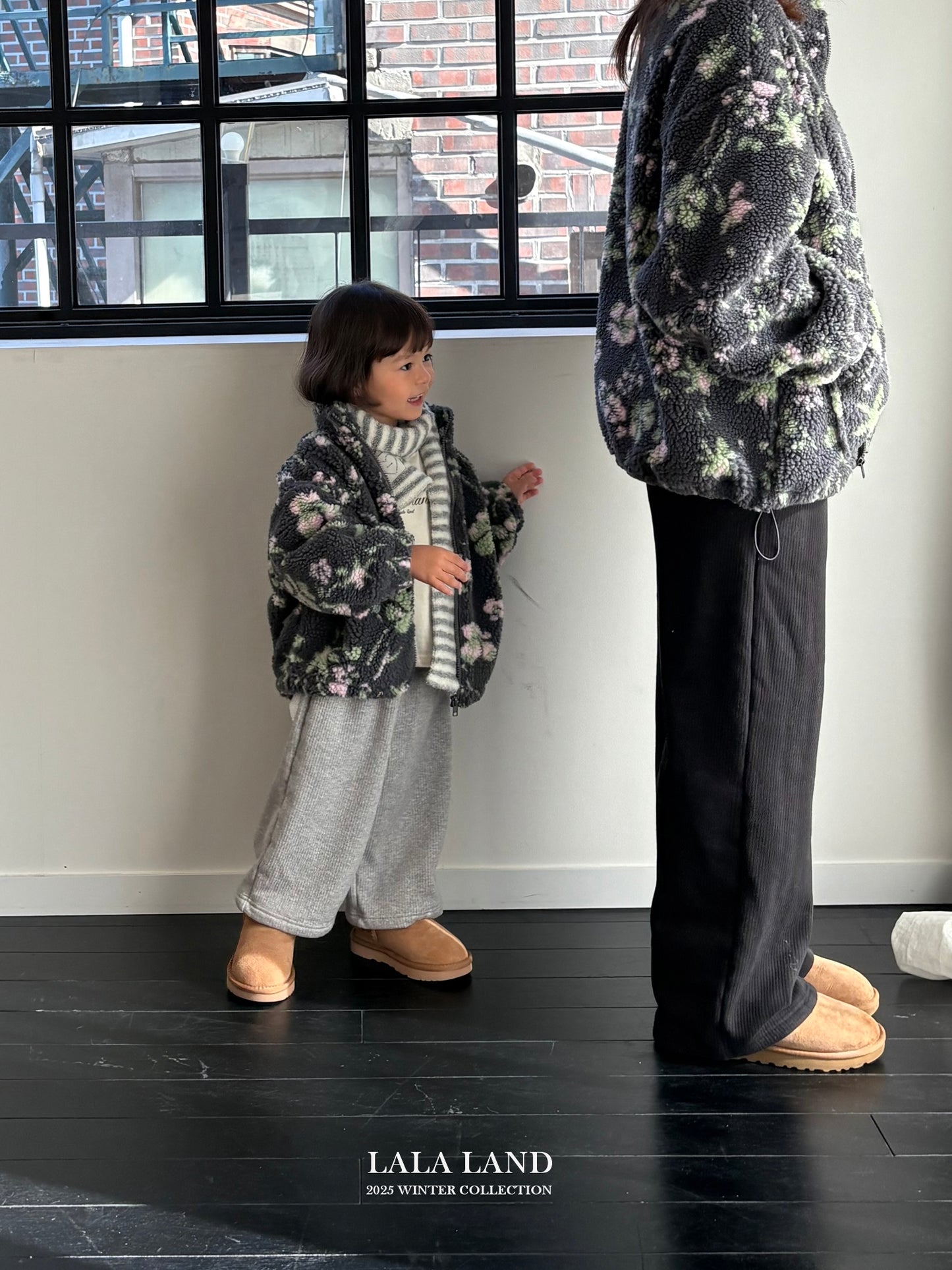 Fleece-Lined Ribbed Pants