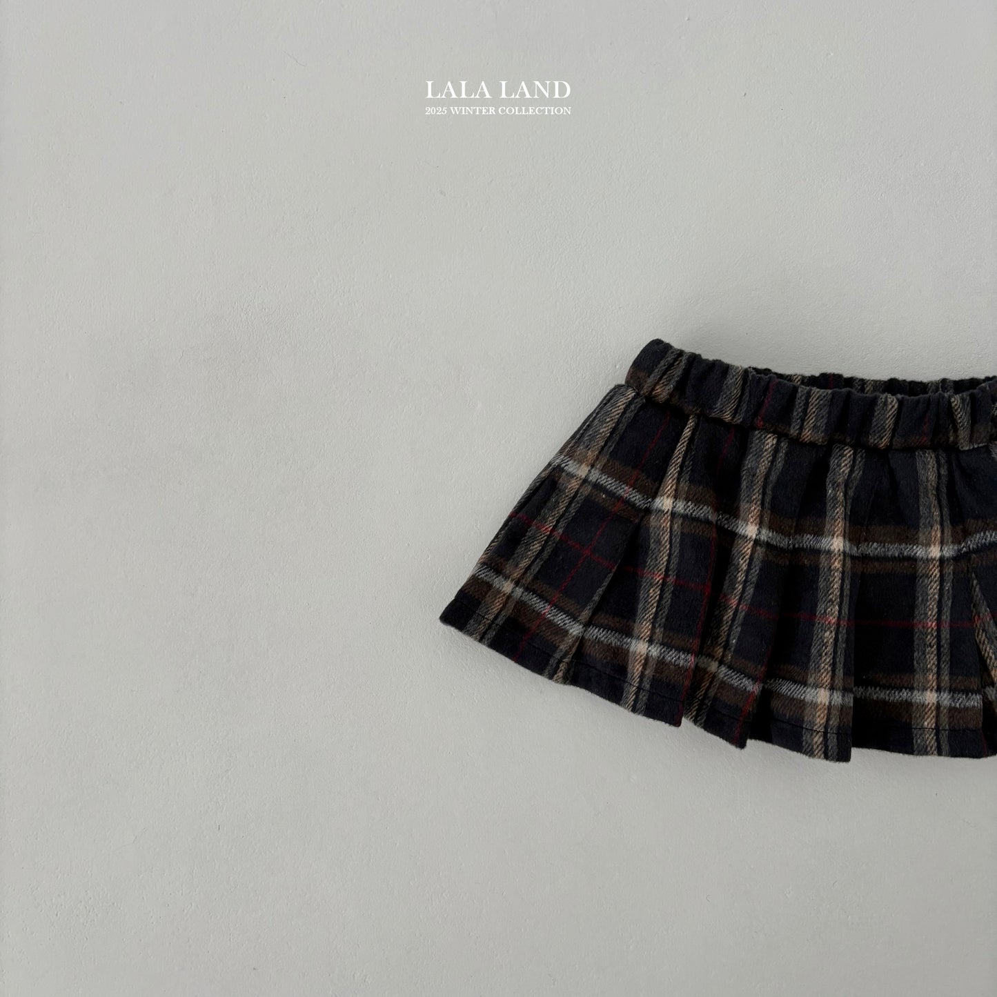 Plaid Pleated Skirt