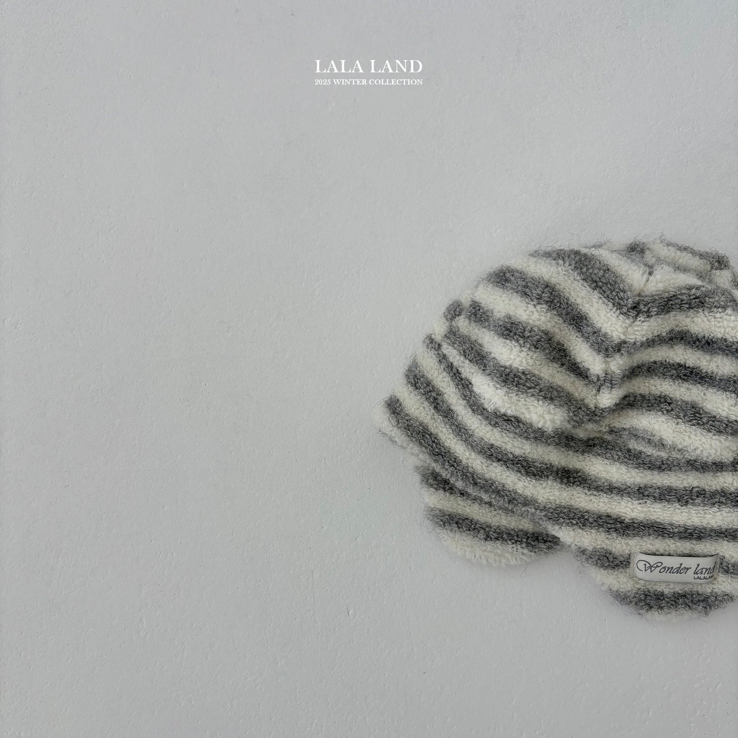 Striped Teddy Knit Beanie