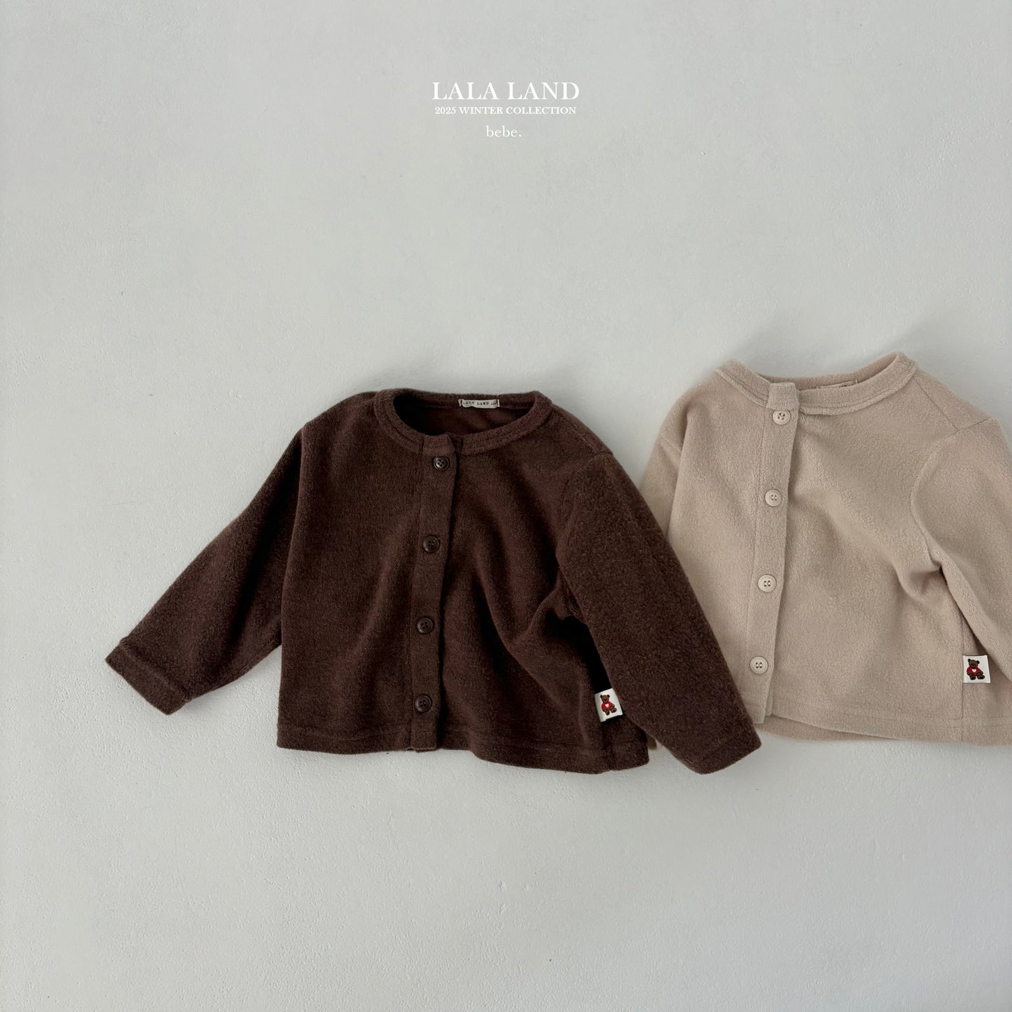 Peach Corduroy Cardigan