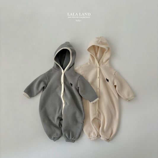Half-Zip Fleece Hoodie Suit