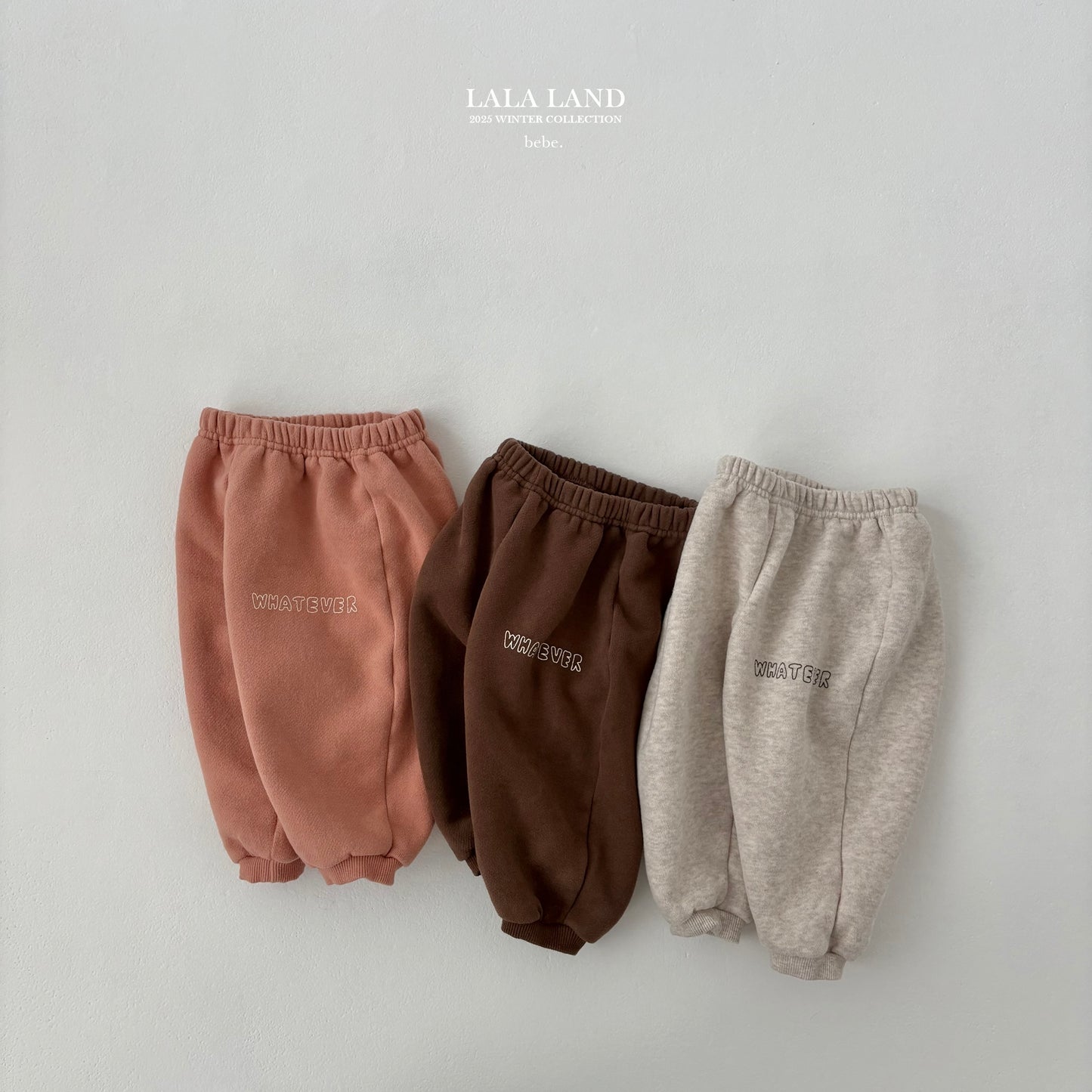 Snow Bear Ribbed Pants