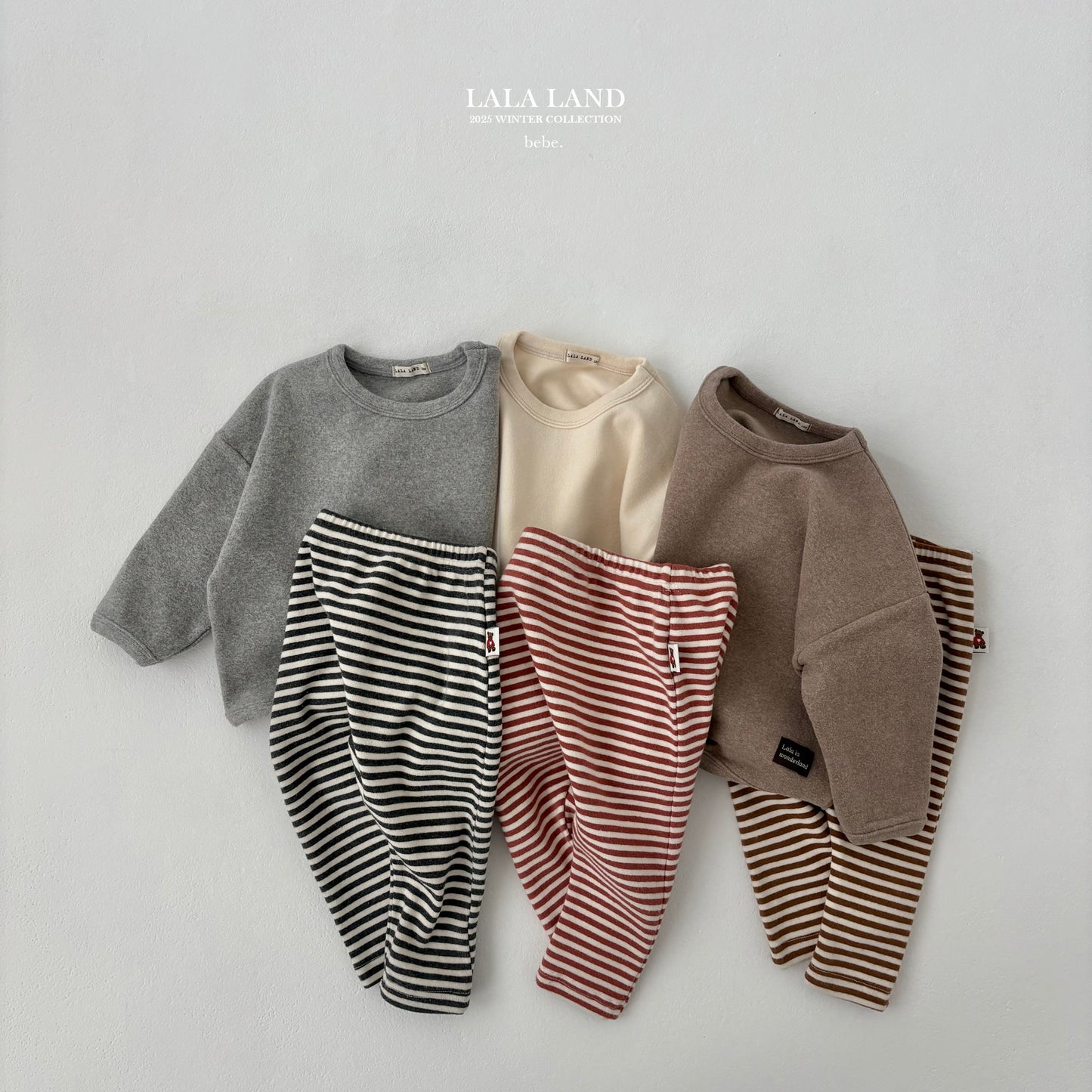 Bebe Cocoa Stripe Leggings