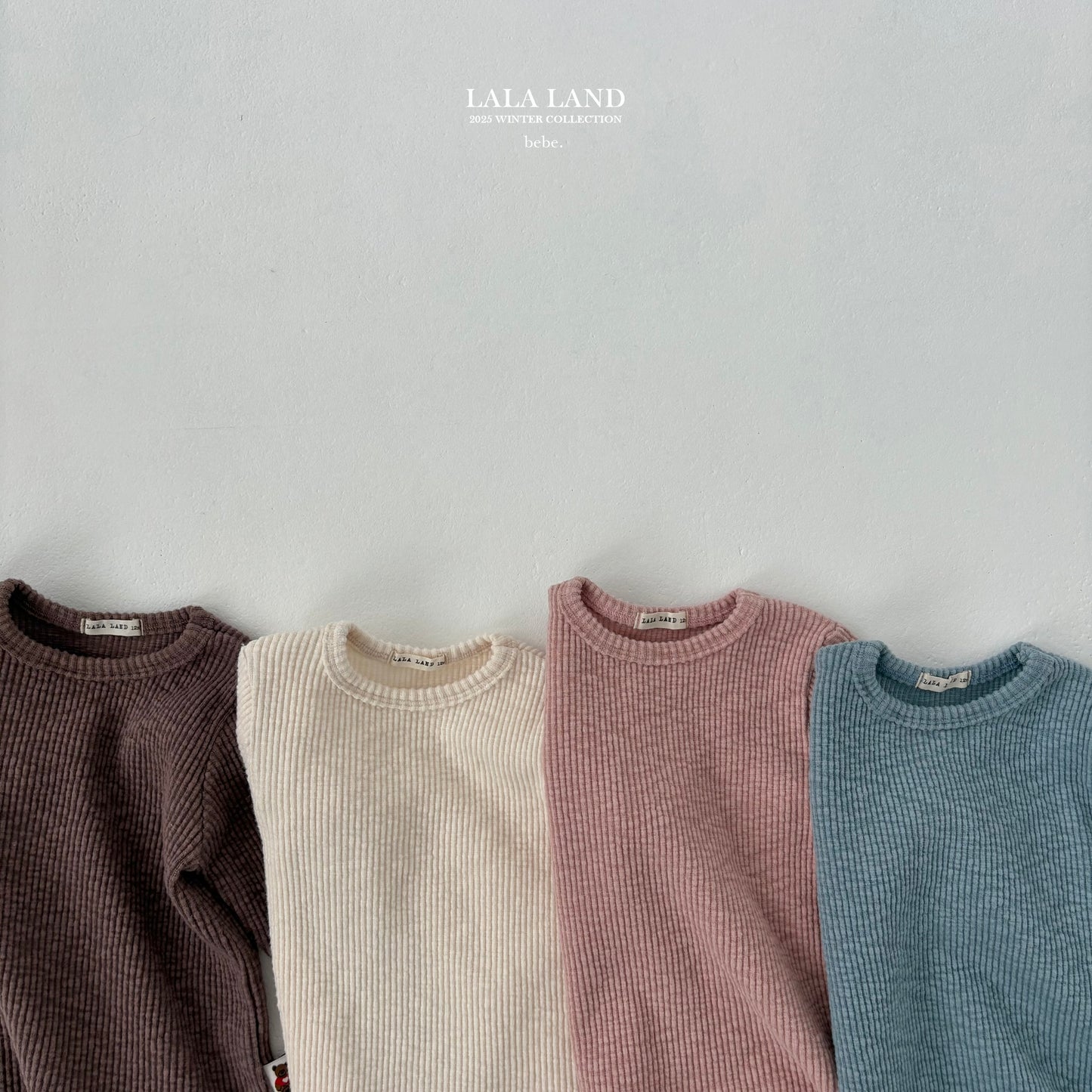 Bebe Peach Ribbed Tee