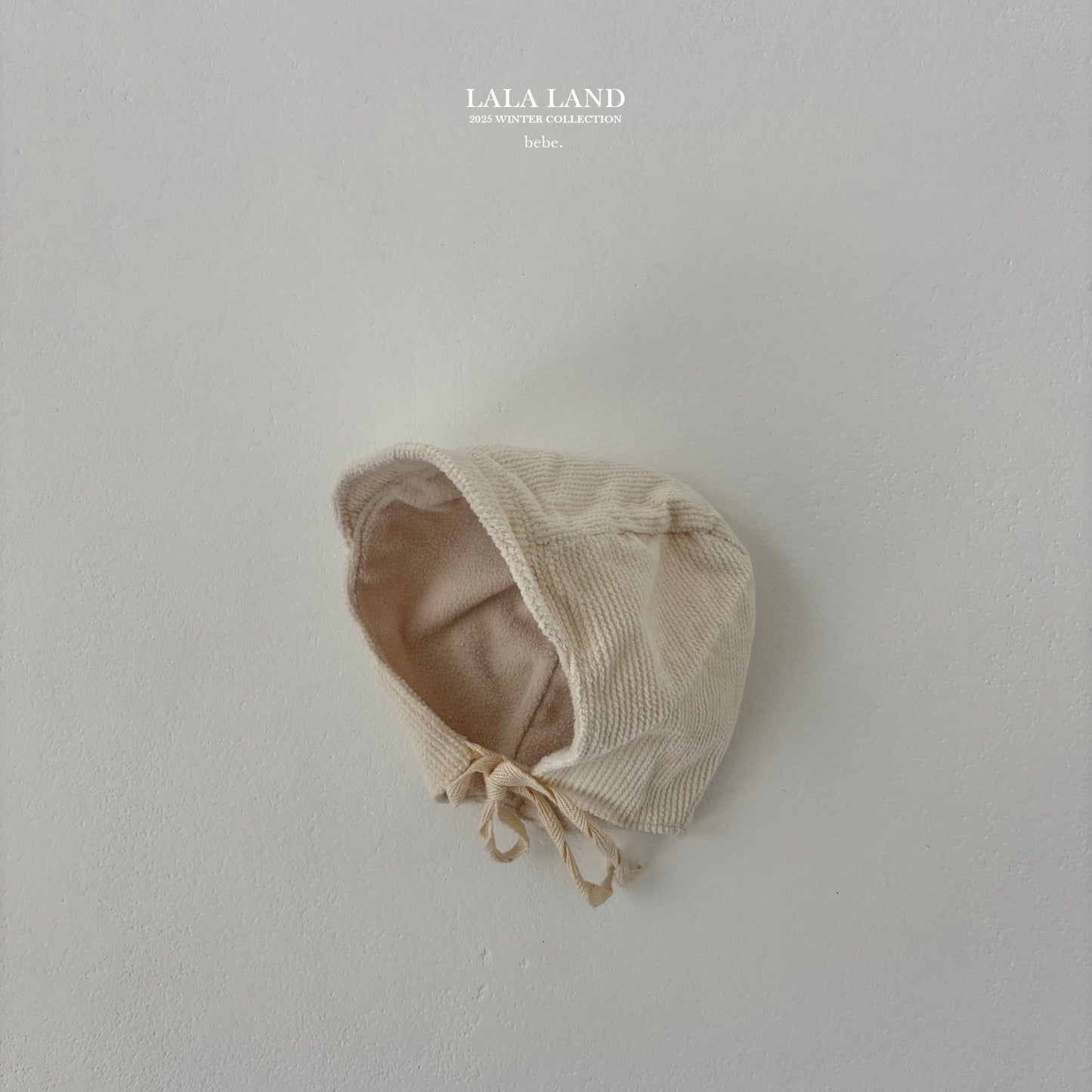 Corduroy Fleece Bonnet