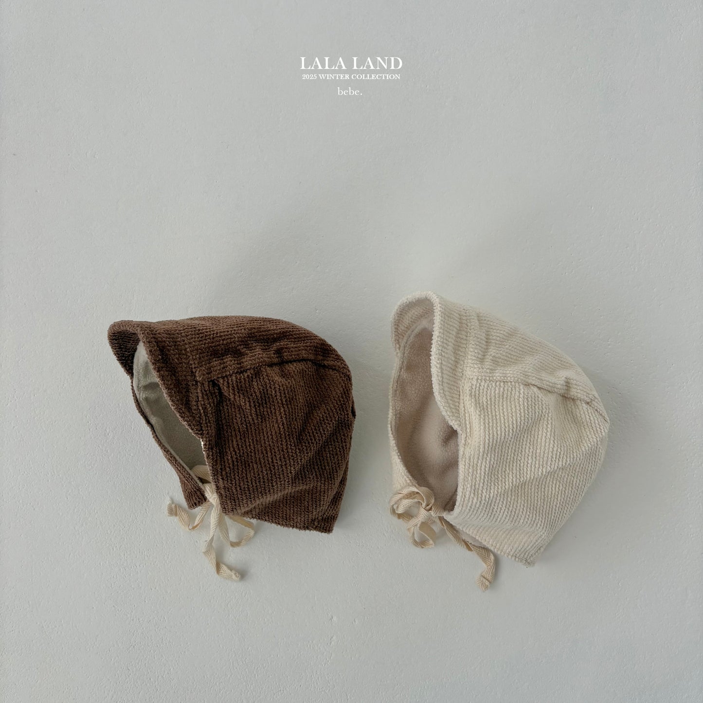 Corduroy Fleece Bonnet