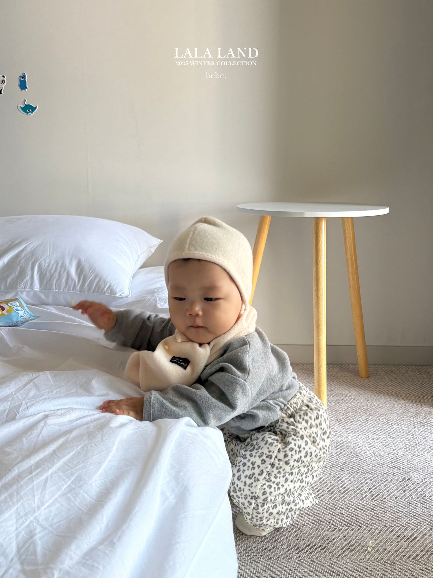 Bebe Peach Brushed Sweatshirt