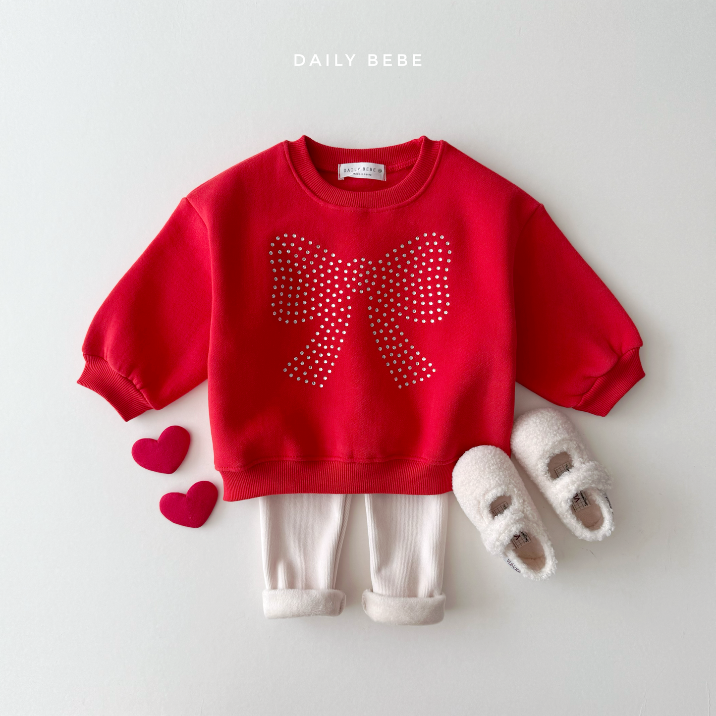 Glittering Ribbon Sweatshirt