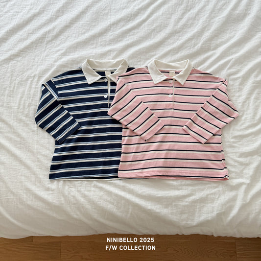 Kids Multi-Stripe Polo Tee