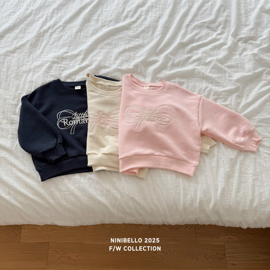 Romantic Crop Sweatshirt